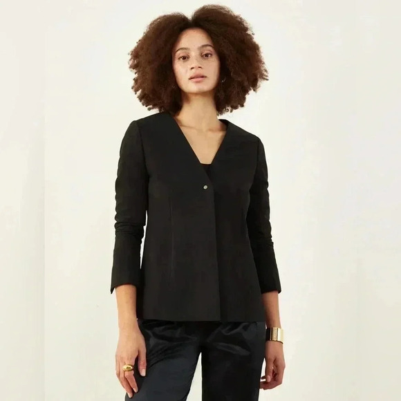 ADAY Trailblazer Belted Blazer in Latte - Picture 7 of 10